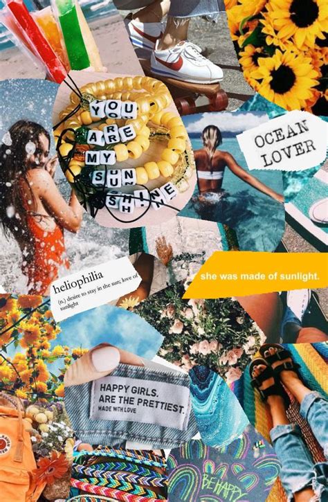 summer vibes | Collage background, Wallpaper iphone summer, Aesthetic collage