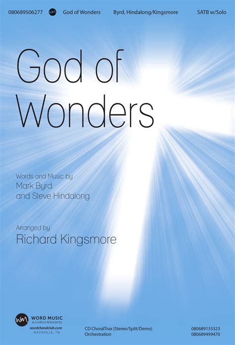 God Of Wonders