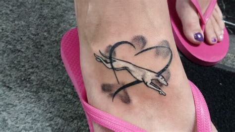 12 Best Greyhound Dog Tattoo Ideas & Designs | Pet Reader