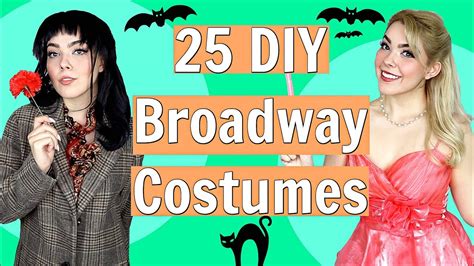 DIY Broadway Costume Ideas! // Cute + Easy Theatre Halloween Costumes 2019 - YouTube