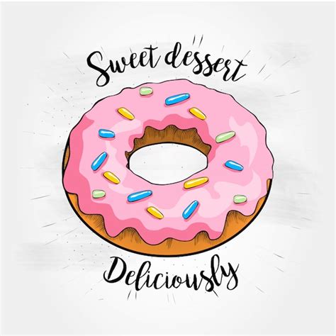 Premium Vector | Sweet dessert vector illustration