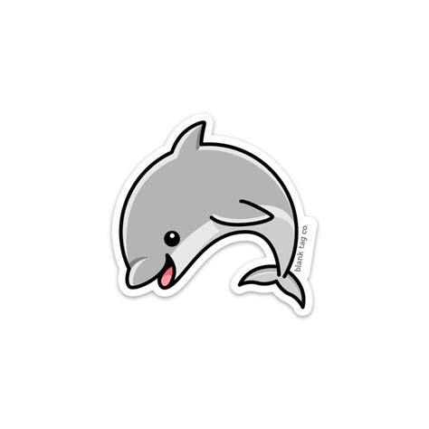 The Dolphin Sticker | Animal stickers, Dolphins, Cute stickers