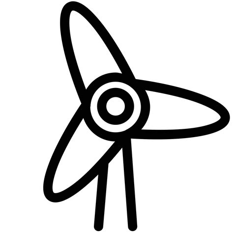 Wind Turbine Icon Png #211755 - Free Icons Library