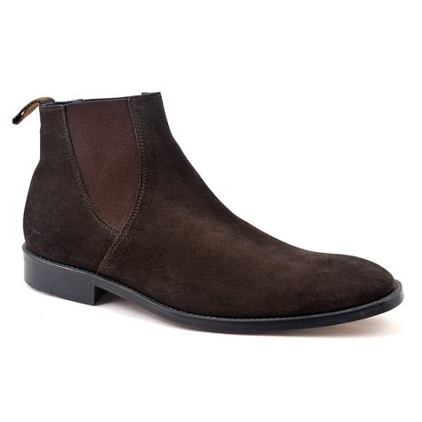 Buy Brown Suede Chelsea Boots for Men | Gucinari Men