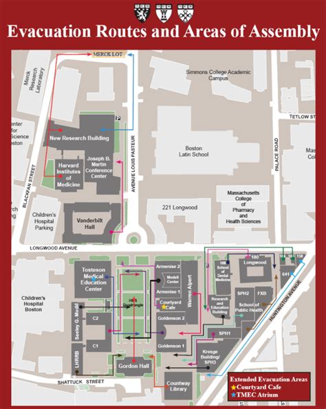 Harvard Medical School Campus Map - Tourist Map Of English