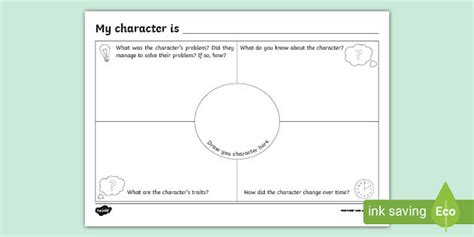 Character Study Activity (Teacher-Made)