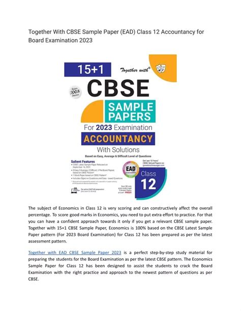 PPT - Best CBSE Sample Papers - Accountancy 12 exam 2022-23 PowerPoint Presentation - ID:11852082