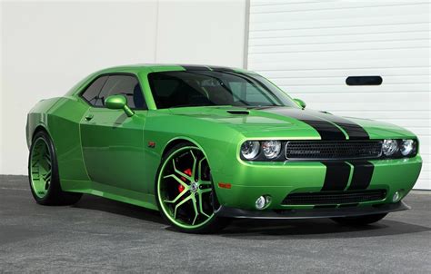 Wallpaper green, Dodge, Challenger images for desktop, section dodge ...