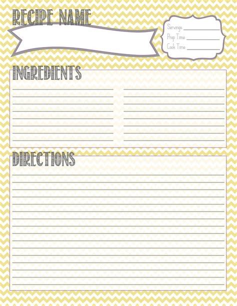 Pin by Sonitta :) on Printables Pages | Recipe cards template, Printable recipe cards, Recipe ...