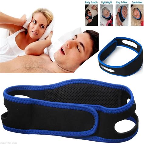 Free shipping Top Quality Anti Snore Chin Strap Stop Snoring Chin Strap Snore Belt Anti Apnea ...