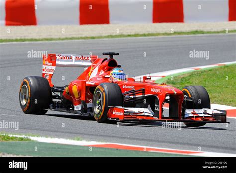 Fernando Alonso (ESP), Ferrari F138 during the Spanish Formula One Grand Prix 2013 Stock Photo ...