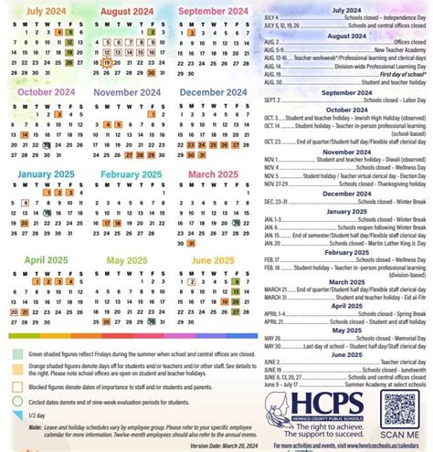 Henrico County Public Schools Calendar | Twin Hickory Elementary School