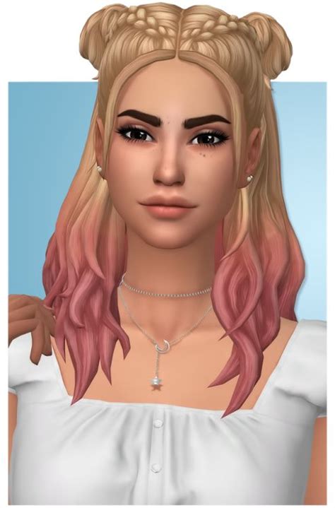 Kira Hair | Sims hair, Sims 4 teen, Sims