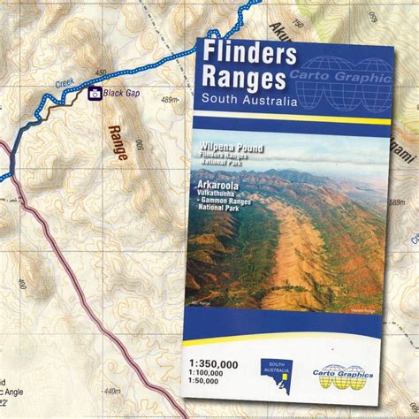 Flinders Ranges map | The Friends of the Heysen Trail