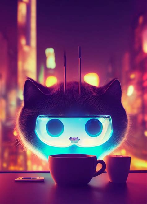anthropomorphic angry kitten drinking coffee in big | Midjourney | OpenArt