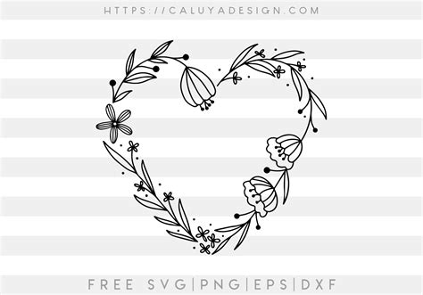 Floral Heart Border Svg - 126+ File for Free