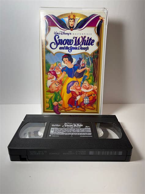 Snow White And The Seven Dwarfs VHS | Etsy