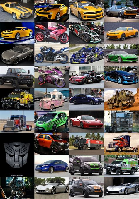 Transformers Cars Names