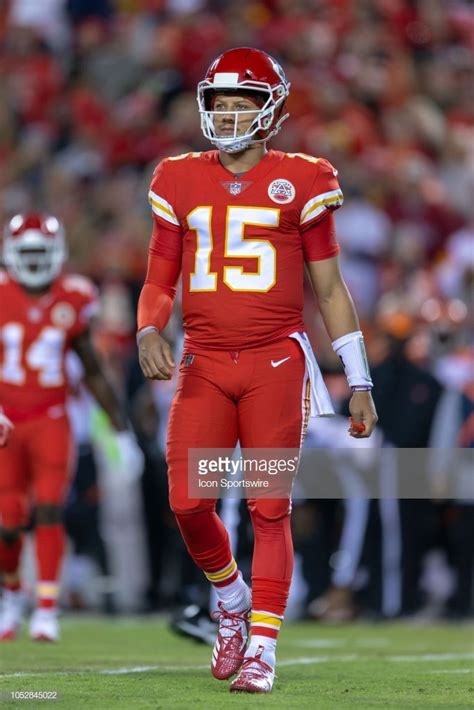 Kansas City Chiefs quarterback Patrick Mahomes during the NFL ...