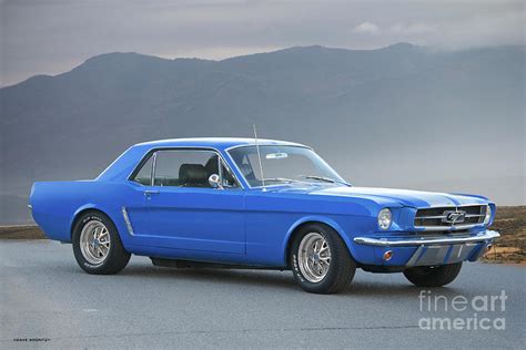 1965 Ford Mustang 'Blue Coupe' I Photograph by Dave Koontz - Pixels