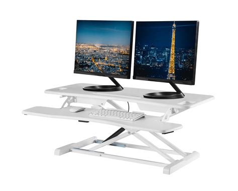 TechOrbits Rise-X Pro Standing Desk Converter - Height Adjustable Stand ...