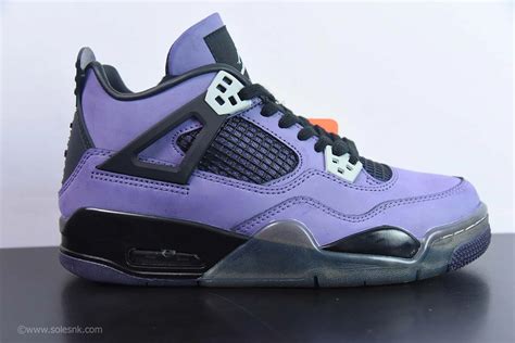 Jordan 4 Retro Travis Scott Purple Friends and Family 2023 - SoleSnk