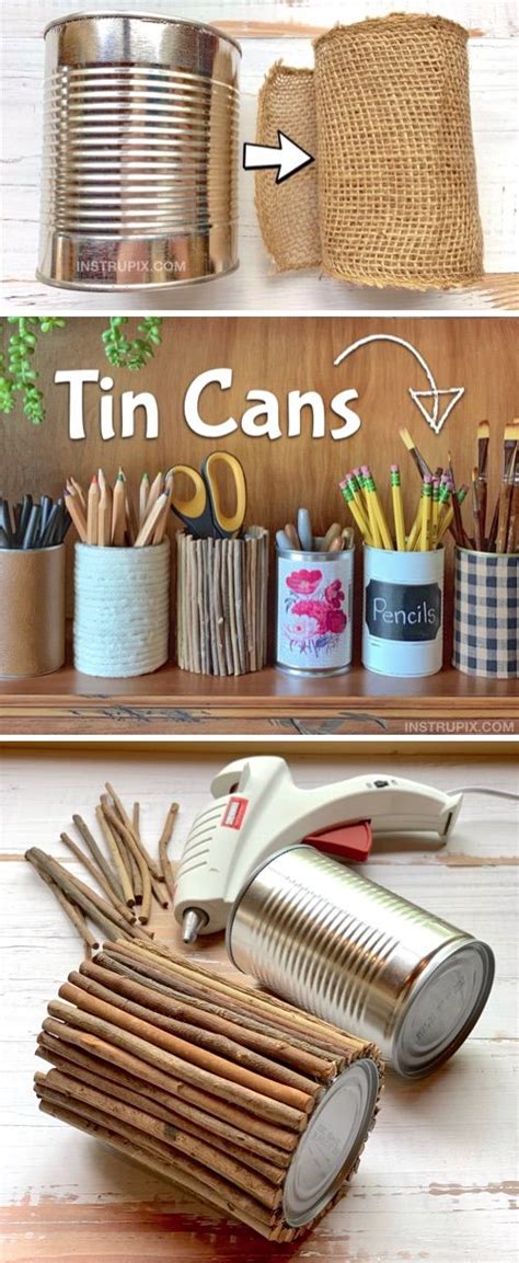 6 Creative Ways to Upcycle Tin Cans