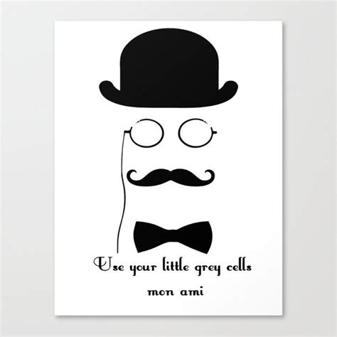 Buy Hercules Poirot Quotes!! Canvas Print by christinekouri. Worldwide ...