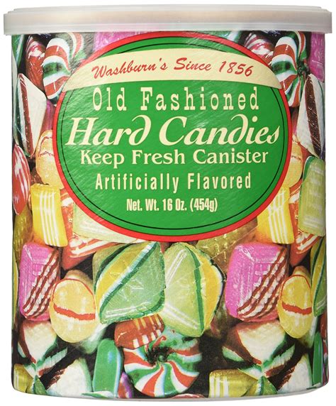 Washburns Old Fashioned Hard Candies 16 oz Canisters (2 pack) Free Shipping 11212000603 | eBay