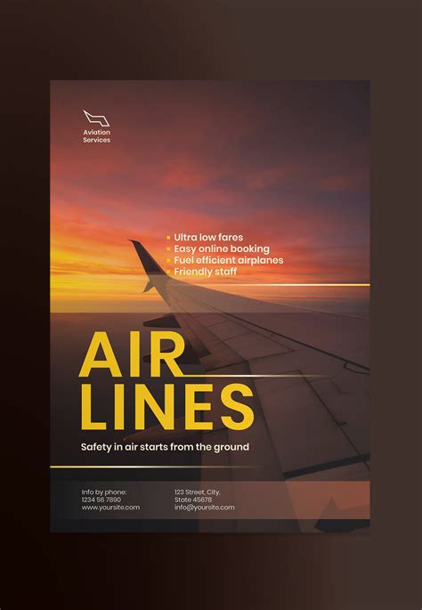 Airlines Aviation Print Pack | Aviation posters, Leaflet design ...