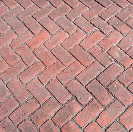 Old Brick Herringbone | Concrete-Texturing.com