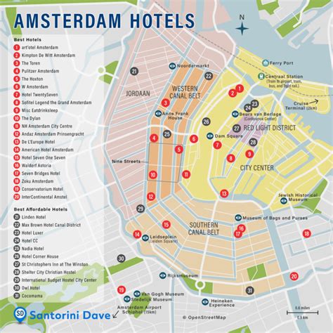 AMSTERDAM HOTEL MAP - Best Areas, Neighborhoods, & Places to Stay