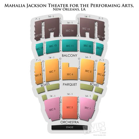 Mahalia Jackson Theater Seating Chart | Portal.posgradount.edu.pe