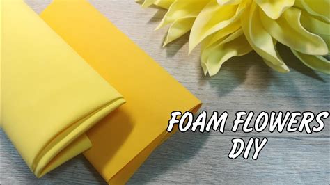 Foam flowers diy. Foam sheet craft ideas. Foamiran flowers. Flowers on the wall. Handmade ...