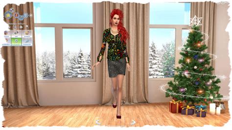 4x Christmas CAS background by Chalipo at All 4 Sims » Sims 4 Updates