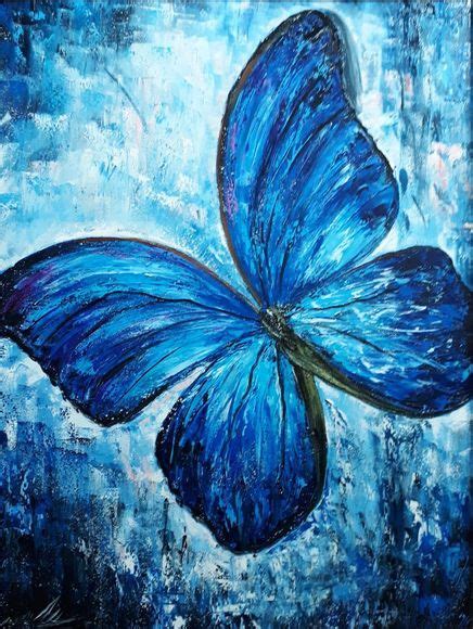 Butterfly(Oil painting, 60x80cm, modern art) | Butterfly art painting, Monochromatic art ...