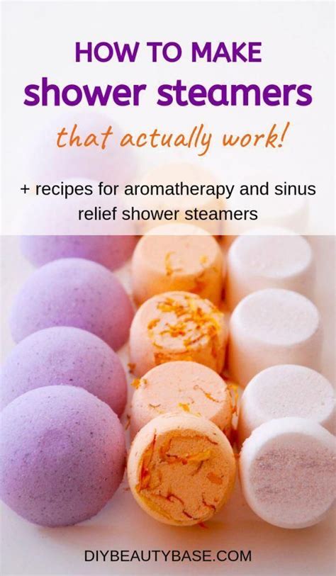 This tutorial shows you how to make DIY shower steamers that are strong enough to provide the ...