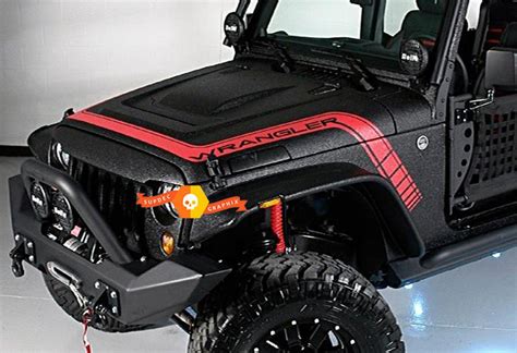 Jeep wrangler hood stripes side vinyl decal stickers any colors fo JK TJ JL YJ CJ Gladiator