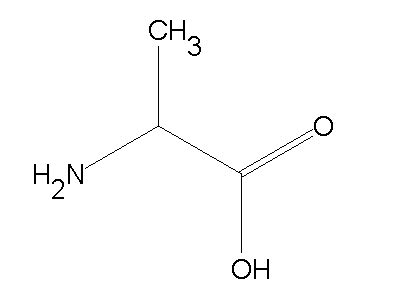 Alanine - 302-72-7, C3H7NO2, density, melting point, boiling point, structural formula, synthesis