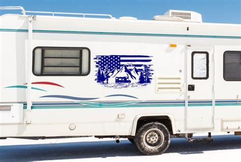 Patriotic Rv Decal Personalized Rv Decal Flag Rv Decal Flag - Etsy