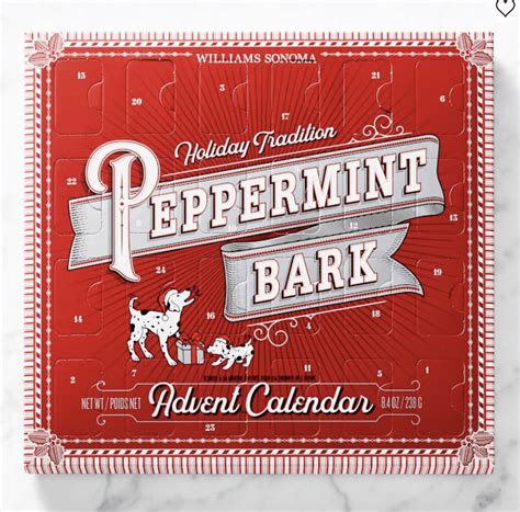 Williams Sonoma Peppermint Bark Advent Calendar - On Sale Now ...