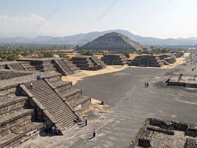 Avenue of the Dead at Teotihuacan - Stock Image - C013/5023 - Science ...