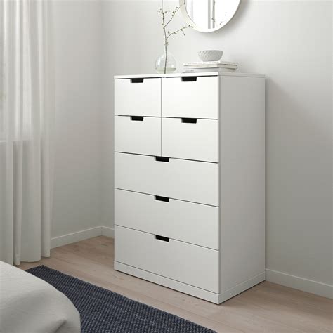 NORDLI Chest of 7 drawers - white - IKEA