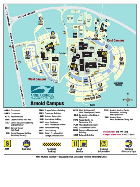 Arnold Campus Map at Anne Arundel Community College | PDF