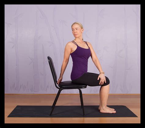 Beginner Yoga Poses For Seniors Chair Pose