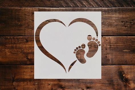 Footprint Stencils - Stencil Giant