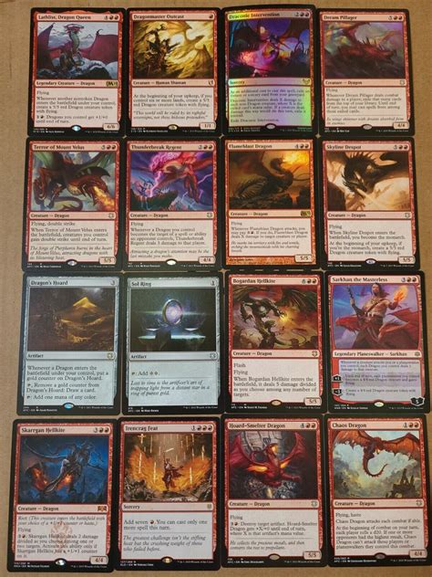 Custom Commander Deck ~ Dragon Tribal ~ Lathliss, Dragon Queen ~ EDH MtG Magic | eBay