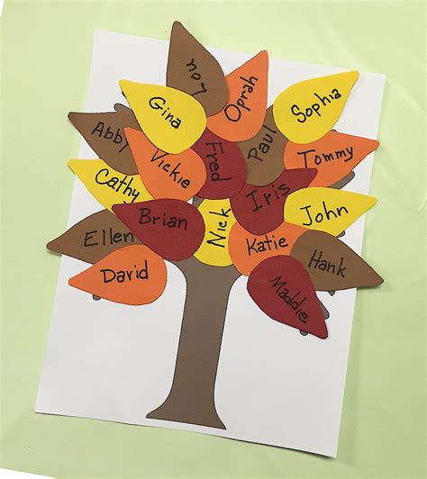 Fall Classroom Tree Craft