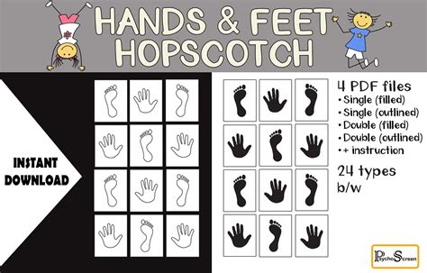 Hand And Feet Game Printable - BEST GAMES WALKTHROUGH