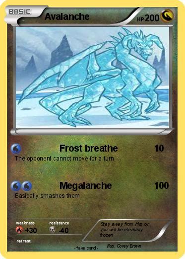 Pokémon Avalanche 19 19 - Frost breathe - My Pokemon Card